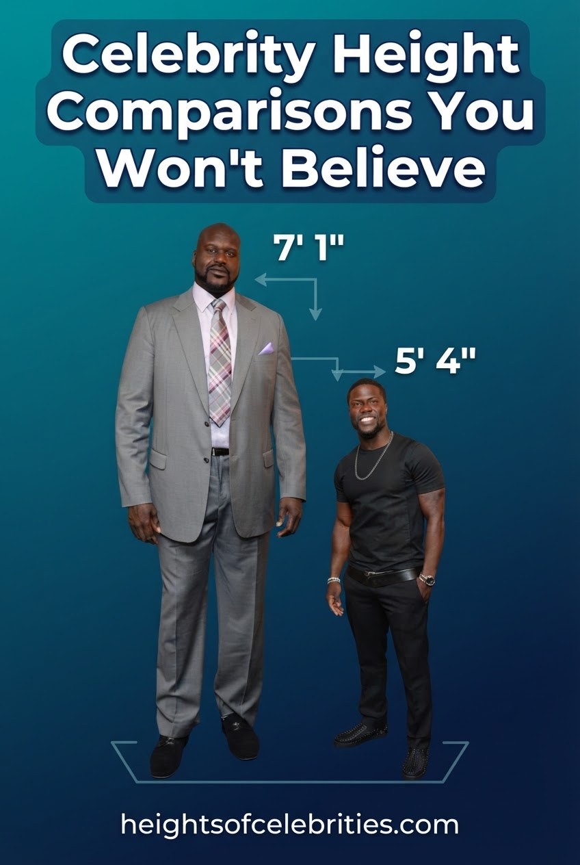 Celebrity Height Comparisons You Won't Believe