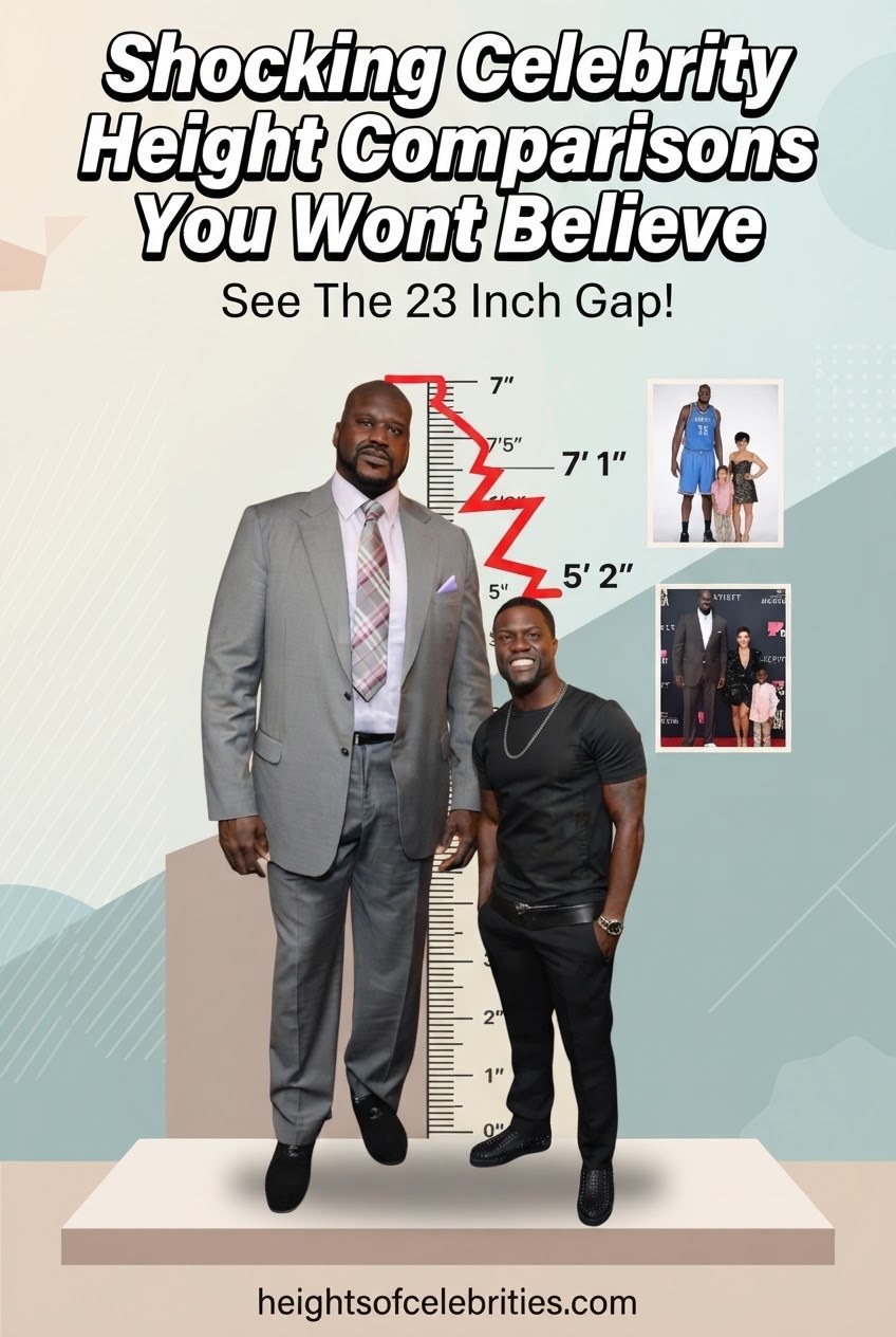 Shocking Celebrity Height Comparisons You Wont Believe