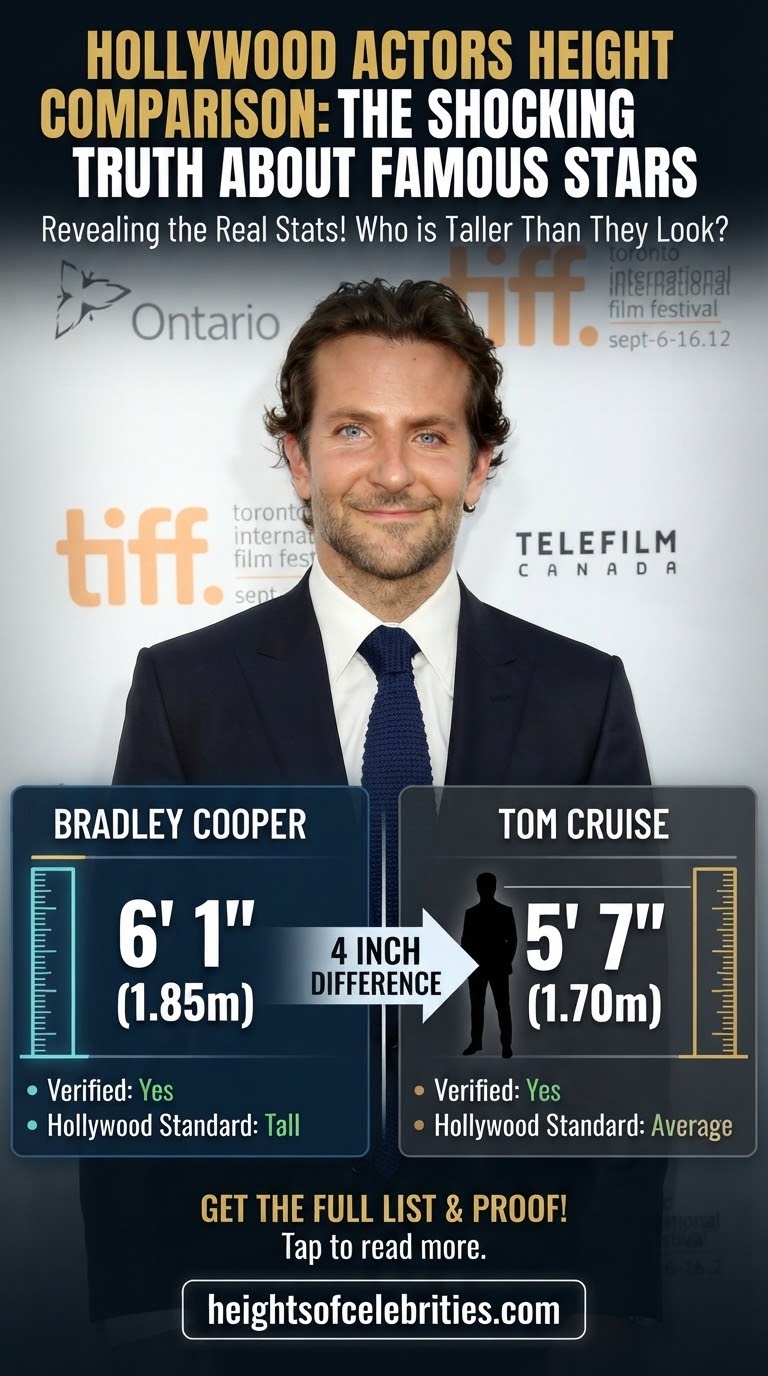 Hollywood Actors Height Comparison: The Shocking Truth About Famous Stars