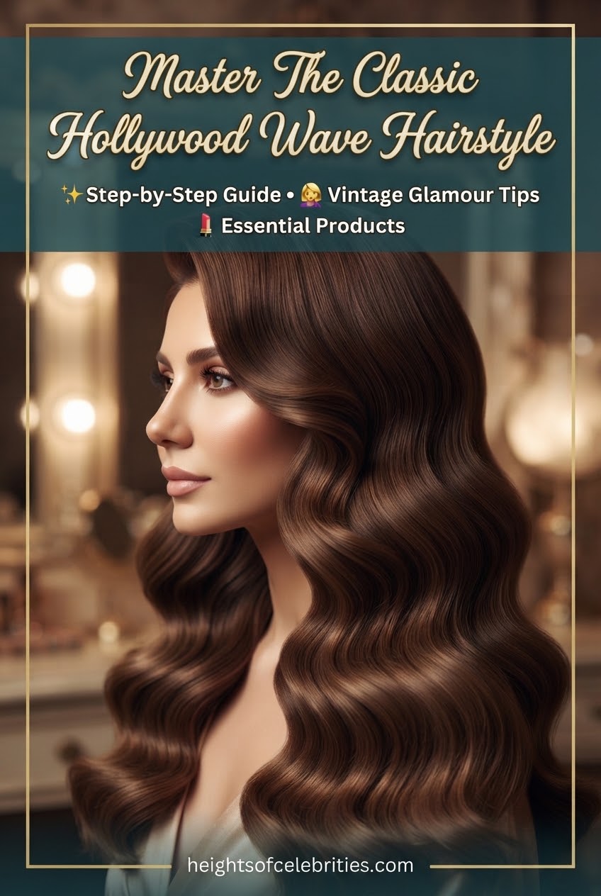 Master The Classic Hollywood Wave Hairstyle