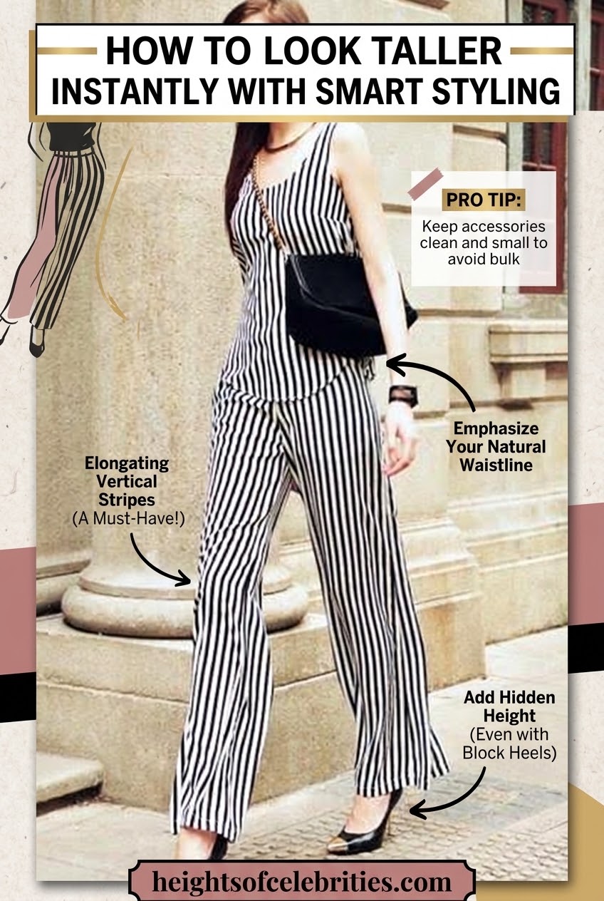 How To Look Taller Instantly With Smart Styling