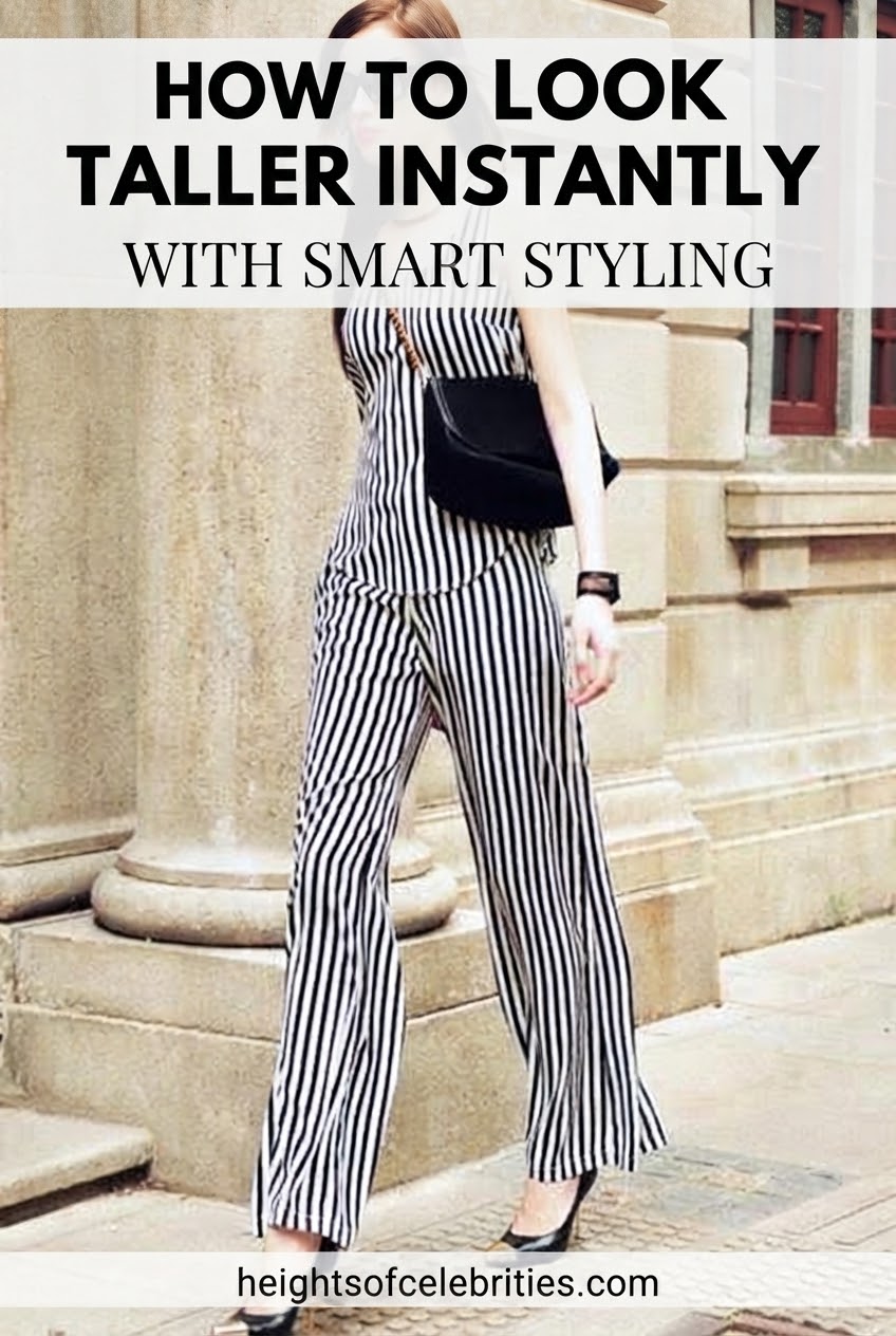 How To Look Taller Instantly With Smart Styling