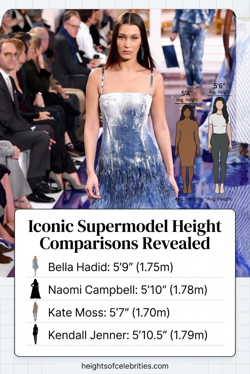 Iconic Supermodel Height Comparisons Revealed