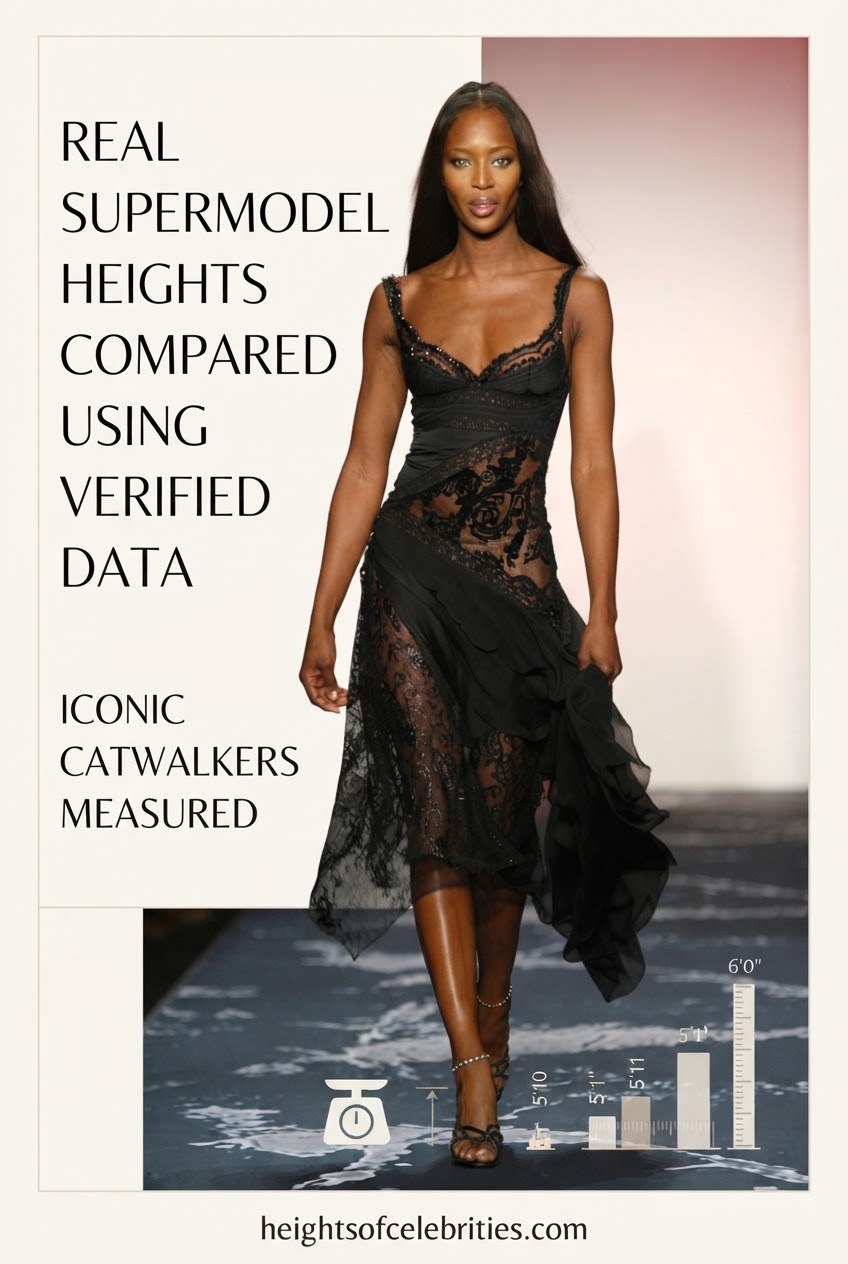 Real Supermodel Heights Compared Using Verified Data