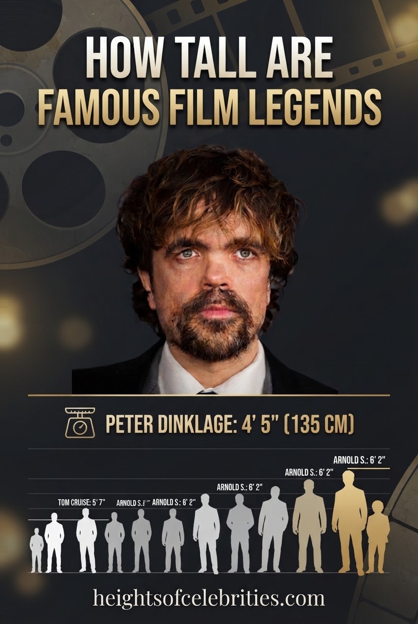 How Tall Are Famous Film Legends