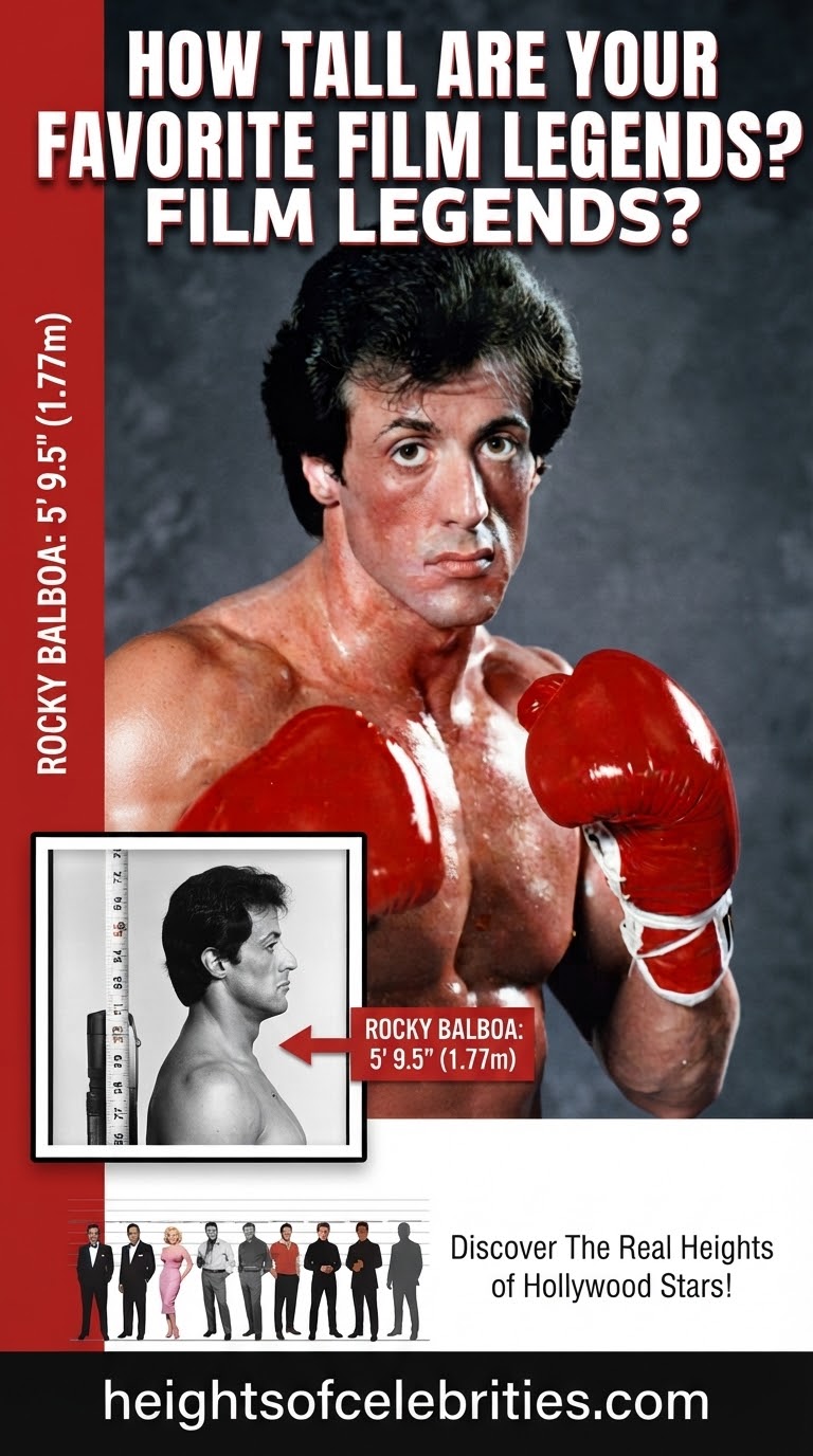 How Tall Are Your Favorite Film Legends?