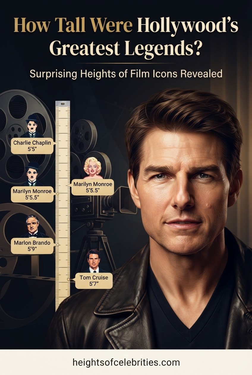 How Tall Were Hollywood's Greatest Legends?