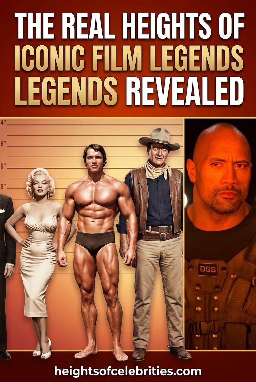 The Real Heights of Iconic Film Legends Revealed