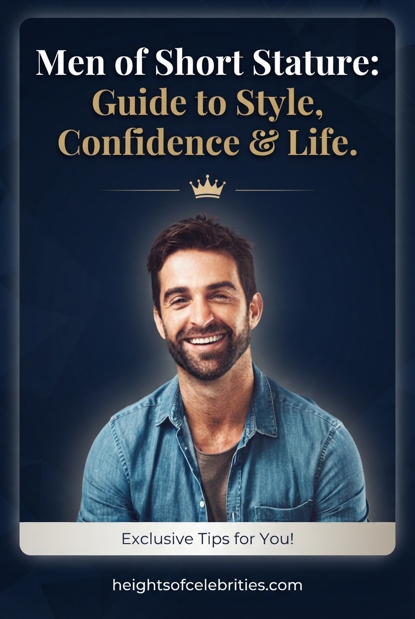 Men of Short Stature Guide to Style Confidence and Life