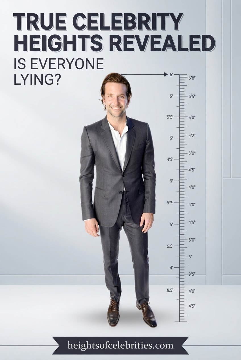 True Celebrity Heights Revealed Is Everyone Lying