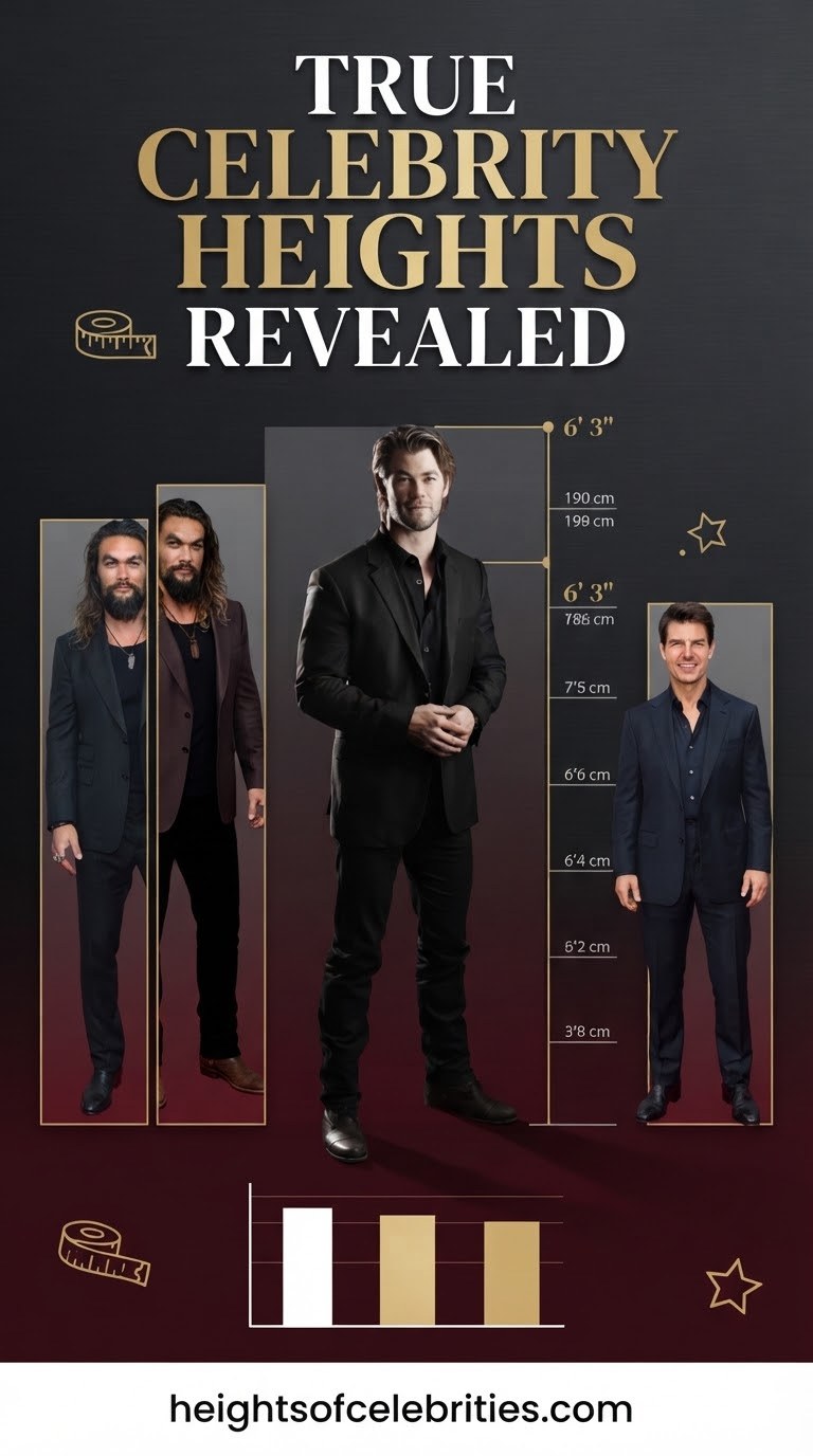 True Celebrity Heights Revealed