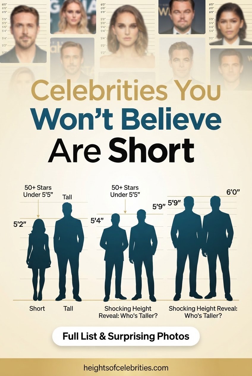 Celebrities You Won't Believe Are Short
