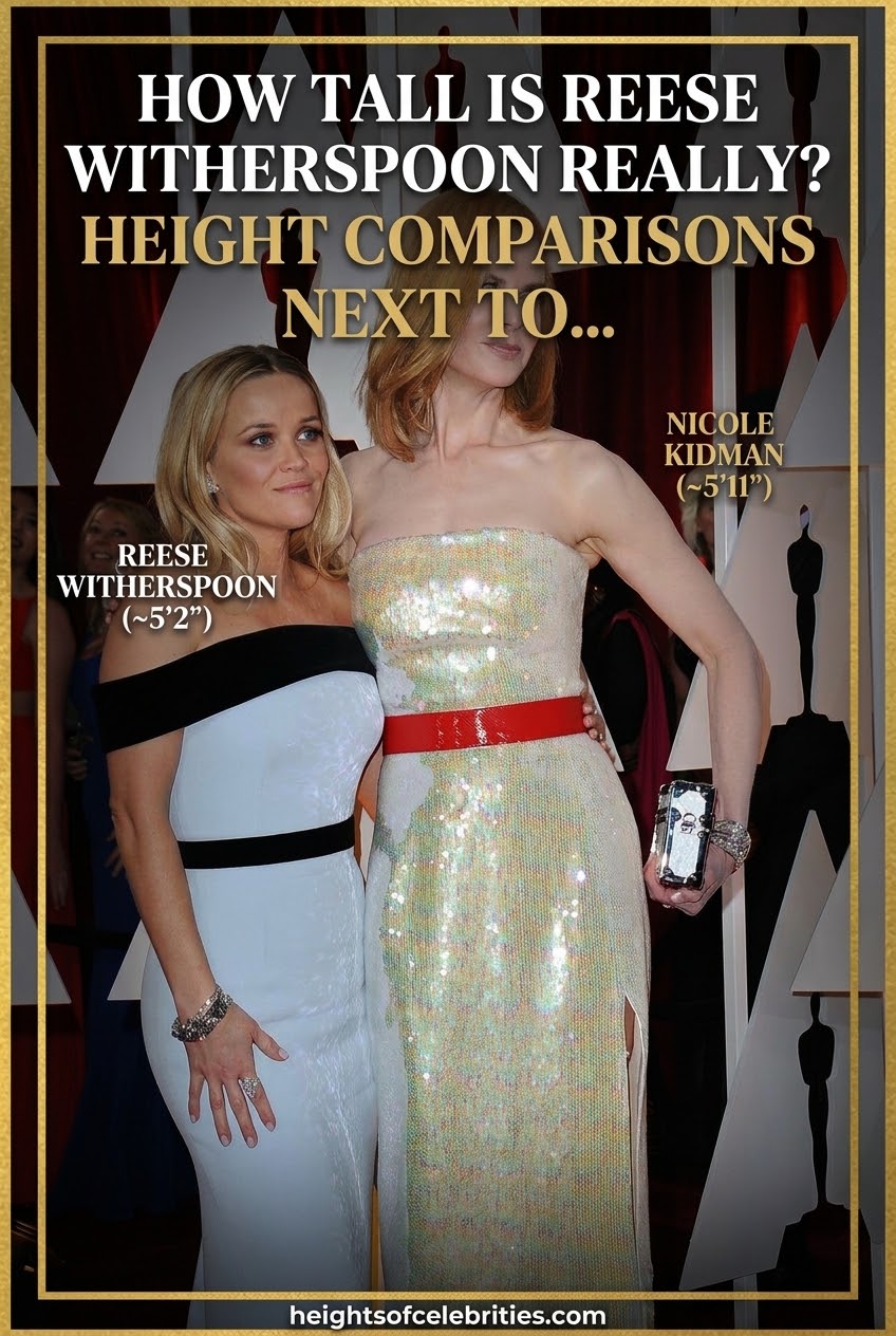 How Tall Is Reese Witherspoon Really? Height Comparisons Next to Hollywood Stars