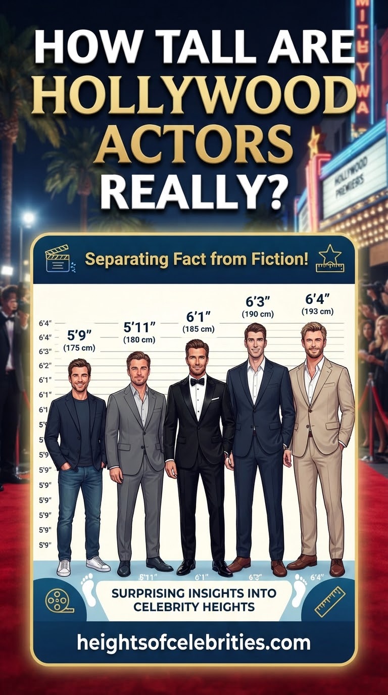 How Tall Are Hollywood Actors Really?