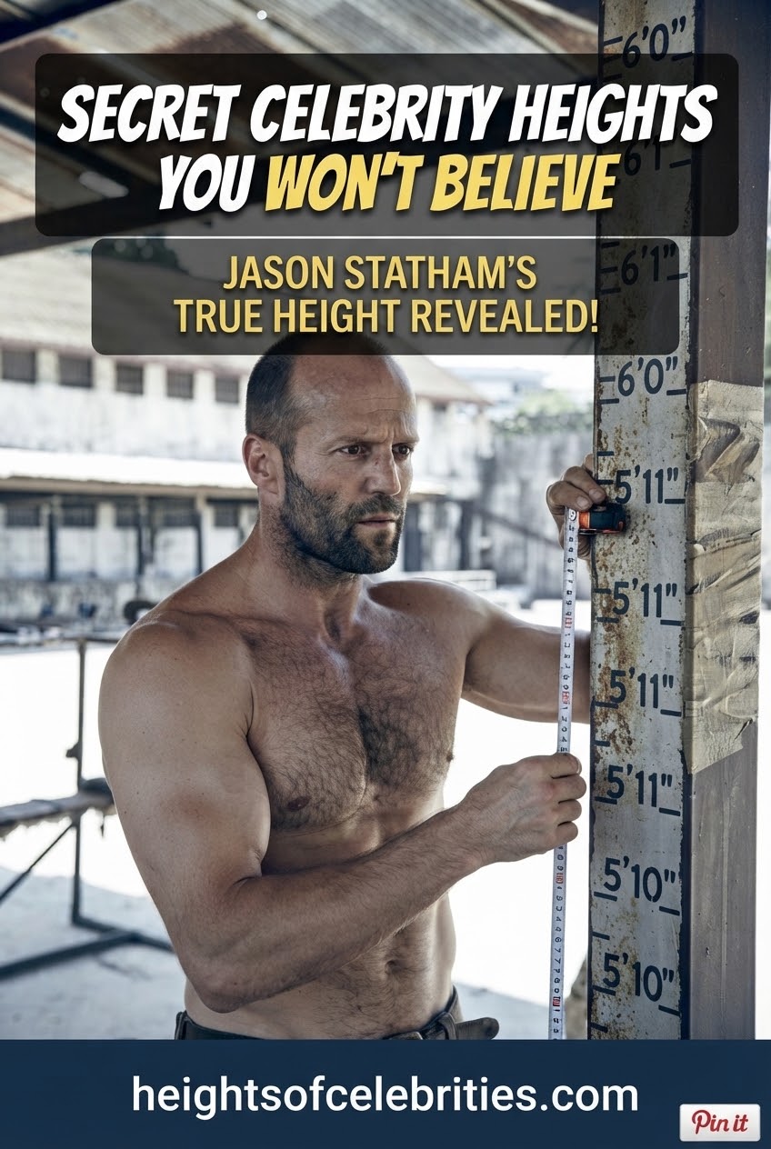 Secret Celebrity Heights You Won't Believe