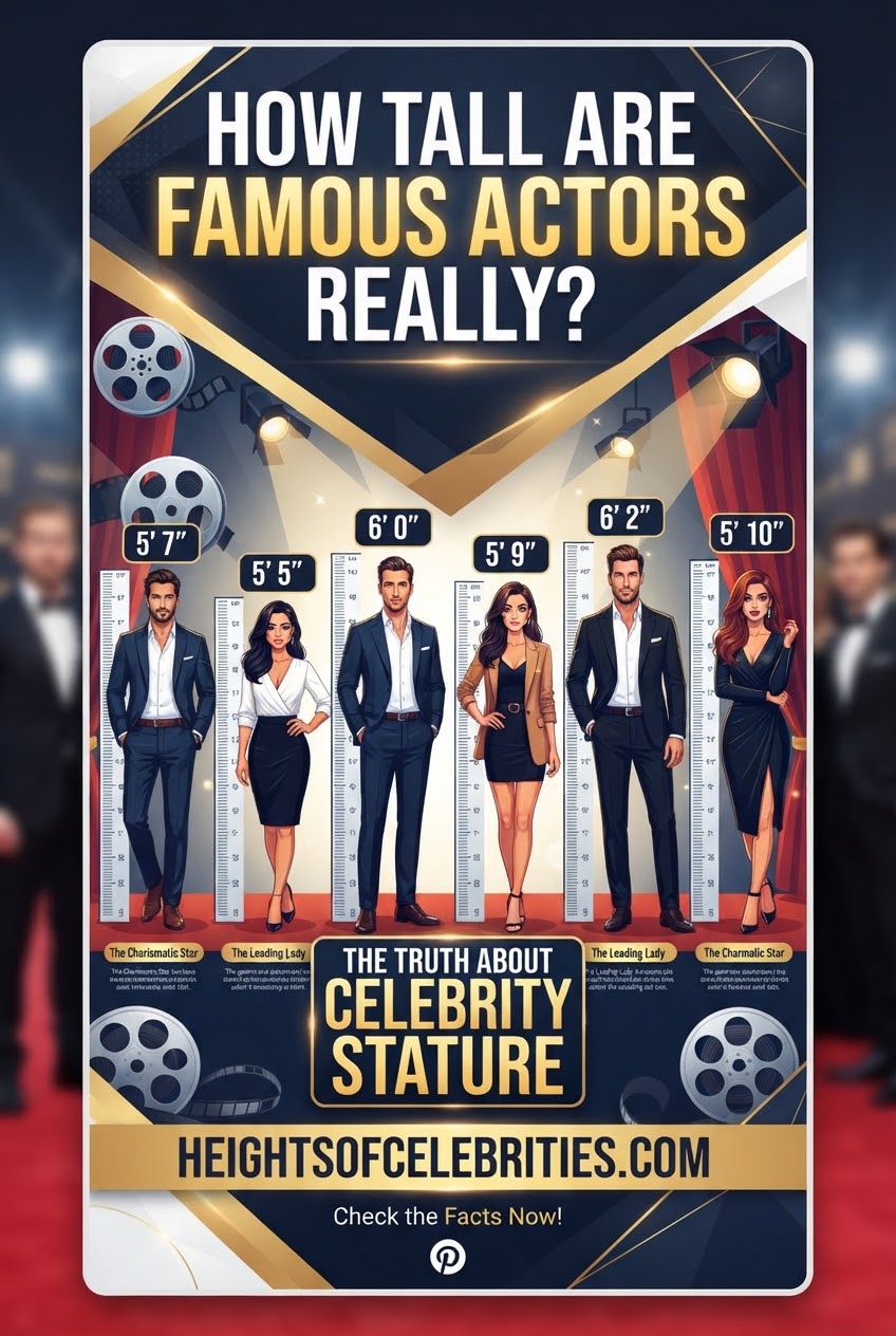How Tall Are Famous Actors Really?