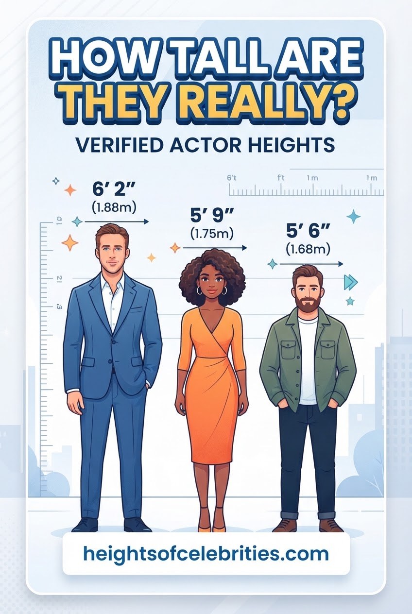 How Tall Are They Really? Verified Actor Heights