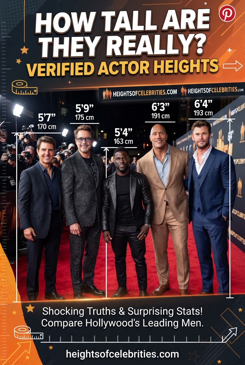 How Tall Are They Really? Verified Actor Heights