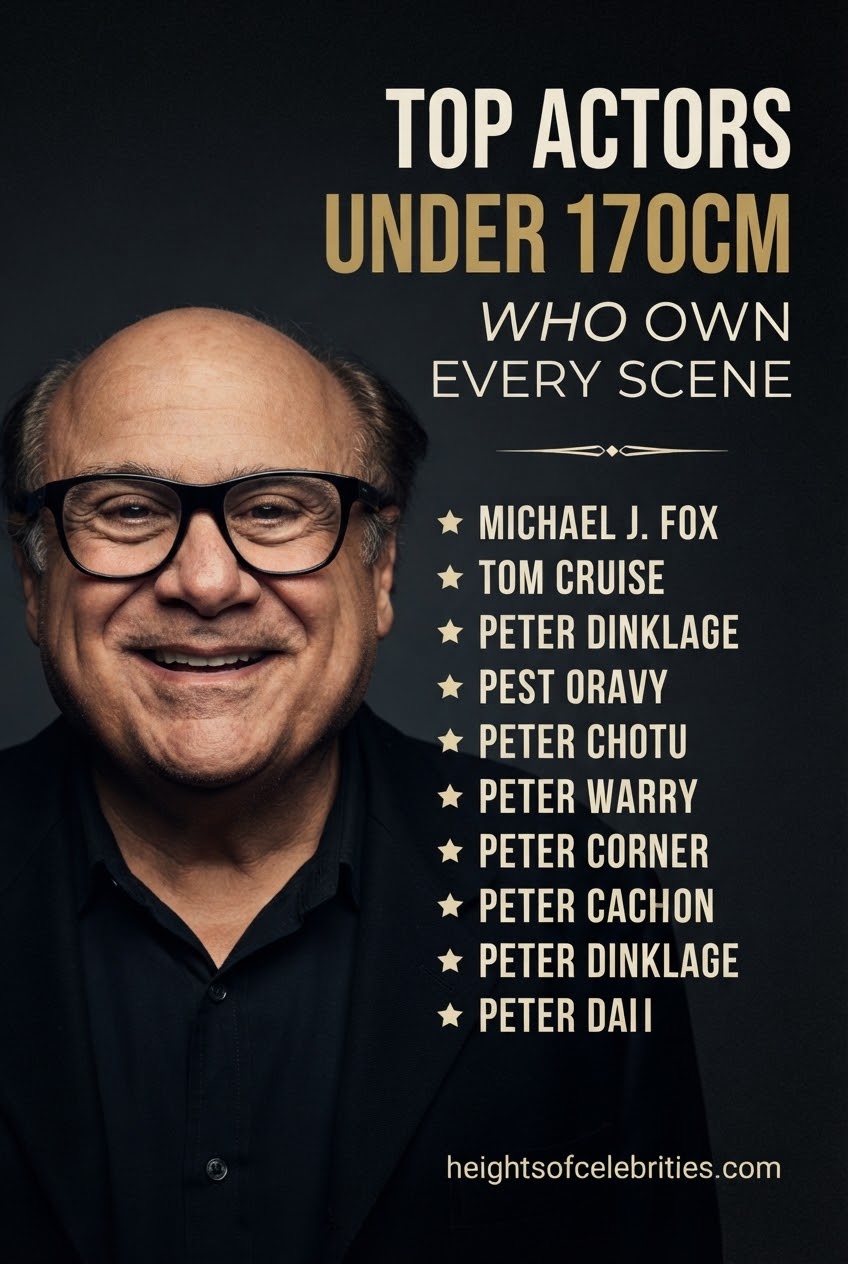 Top Actors Under 170cm Who Own Every Scene