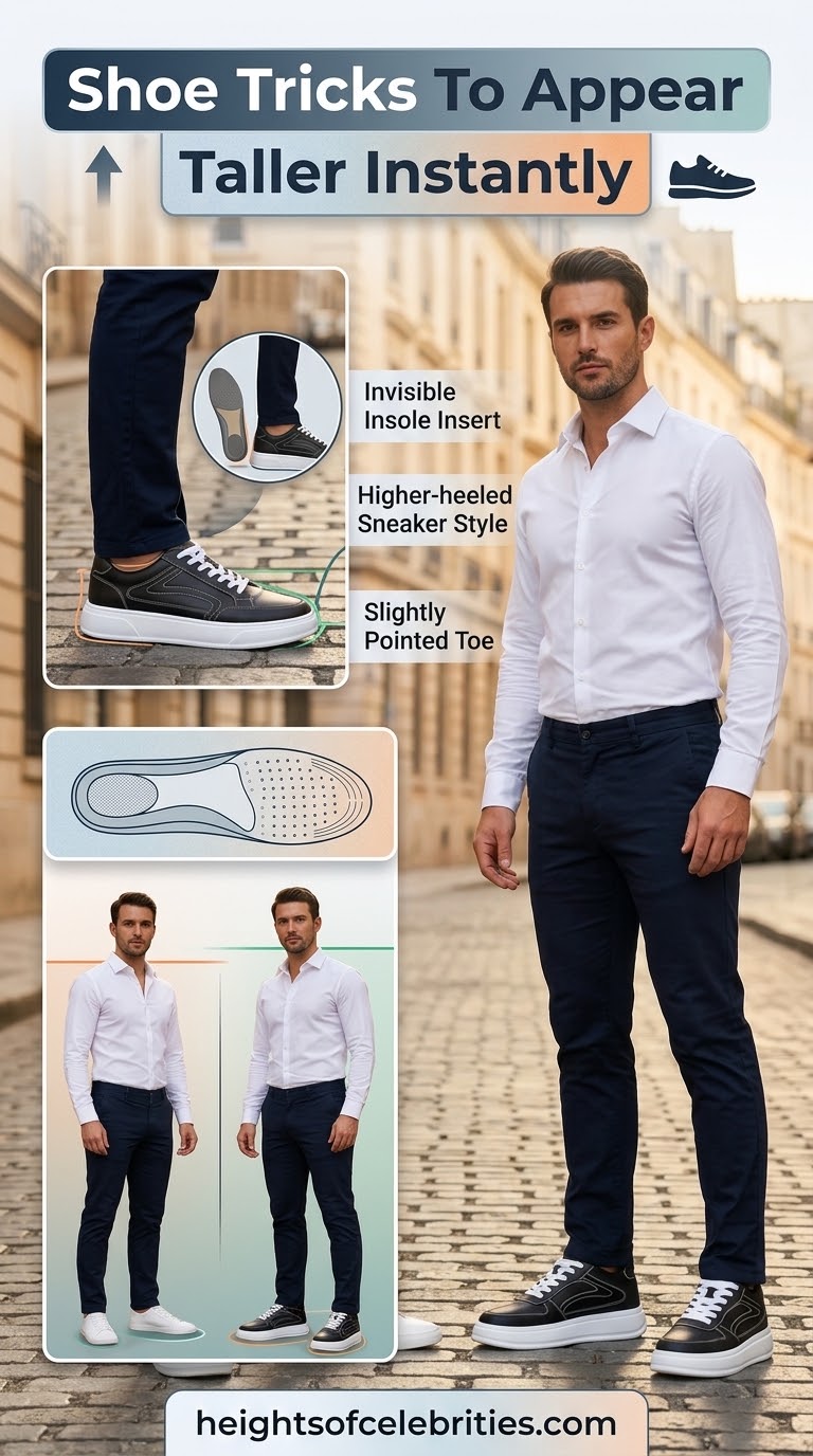 Shoe Tricks To Appear Taller Instantly