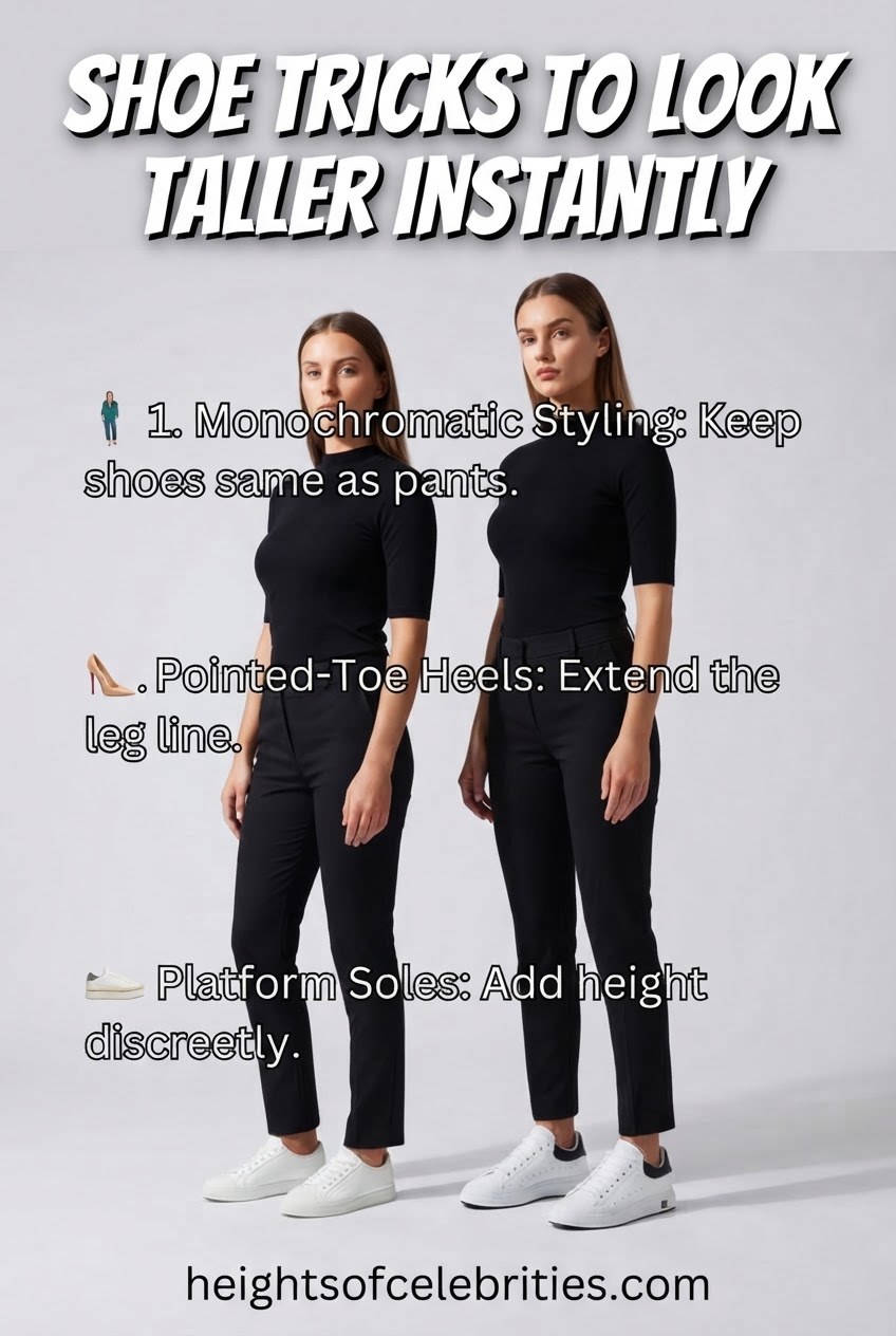 Shoe Tricks To Look Taller Instantly