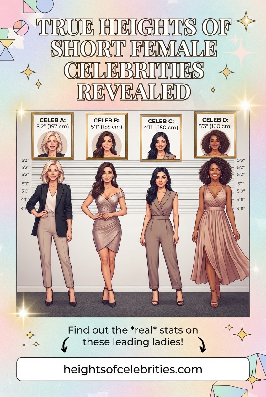 True Heights of Short Female Celebrities Revealed