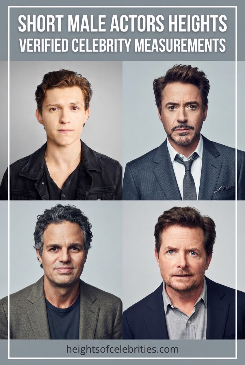 Short Male Actors Heights Verified Measurements