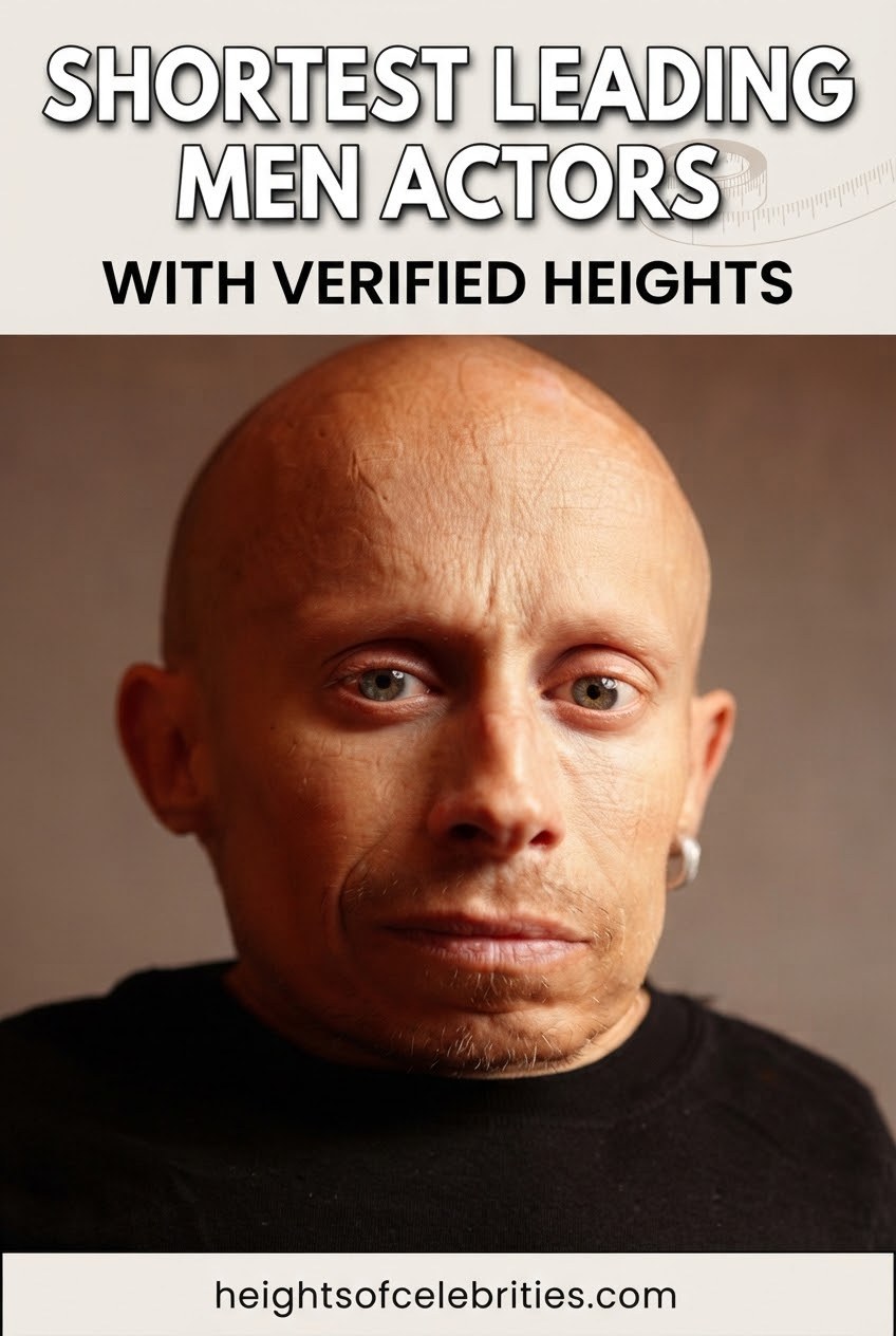 Shortest Leading Men Actors With Verified Heights