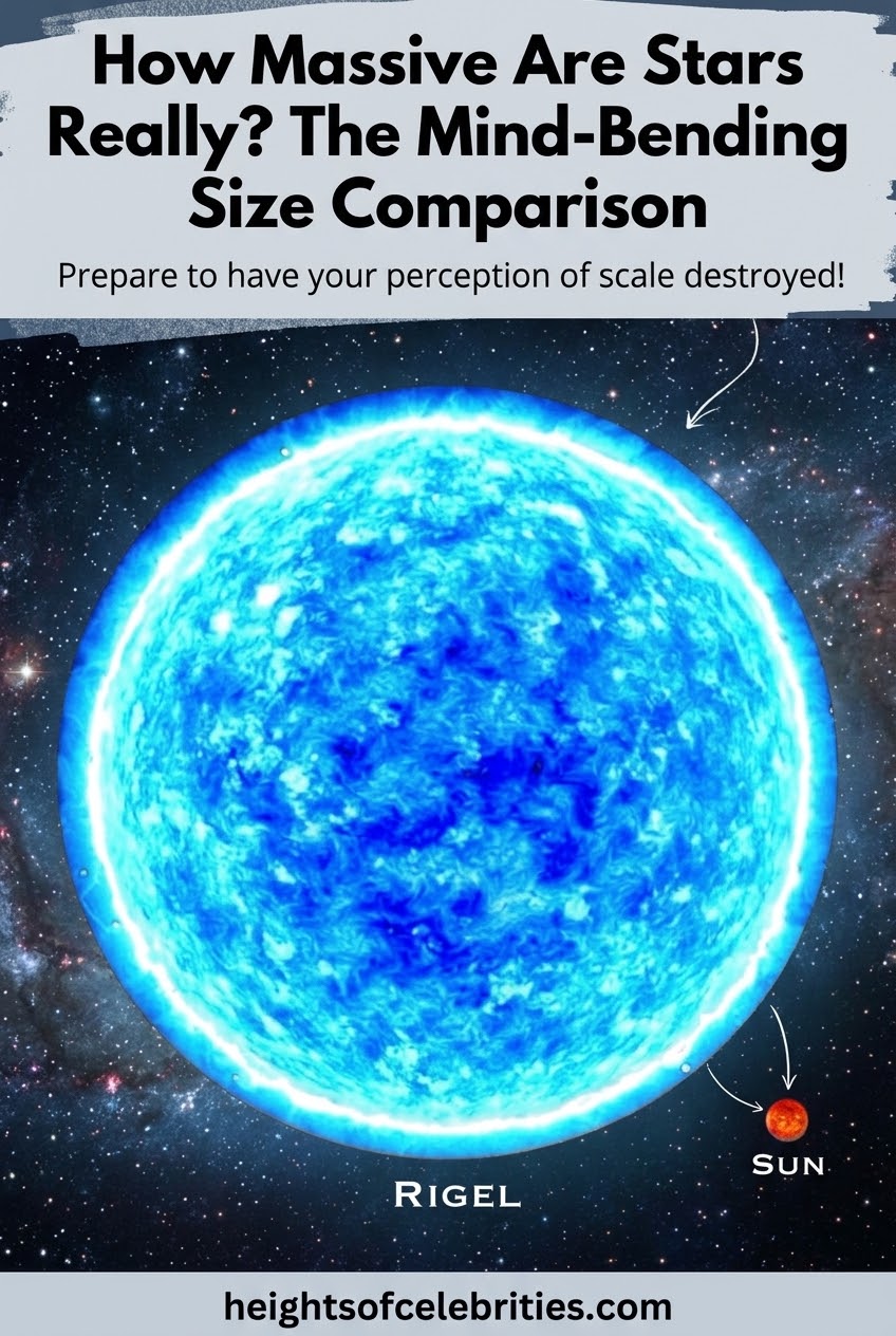 How Massive Are Stars Really? The Mind-Bending Size Comparison