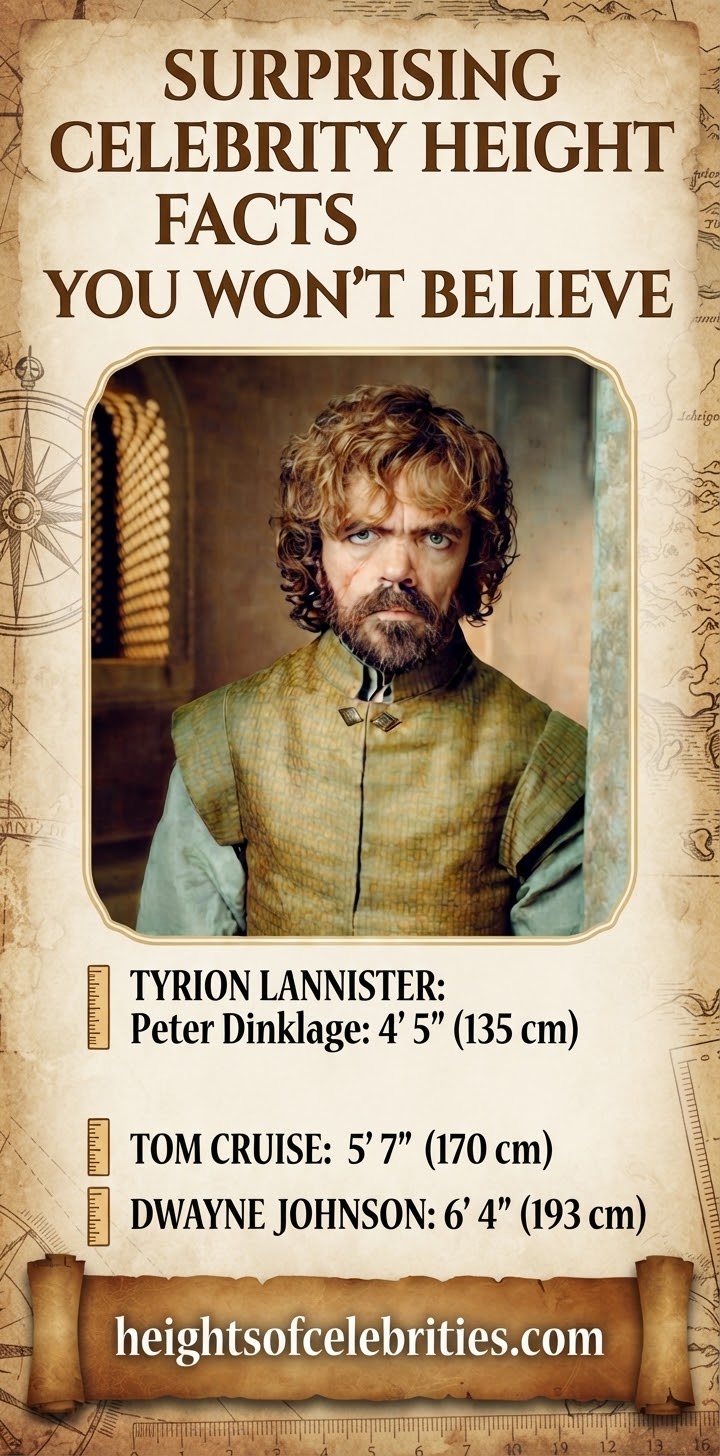 Surprising Celebrity Height Facts You Won't Believe