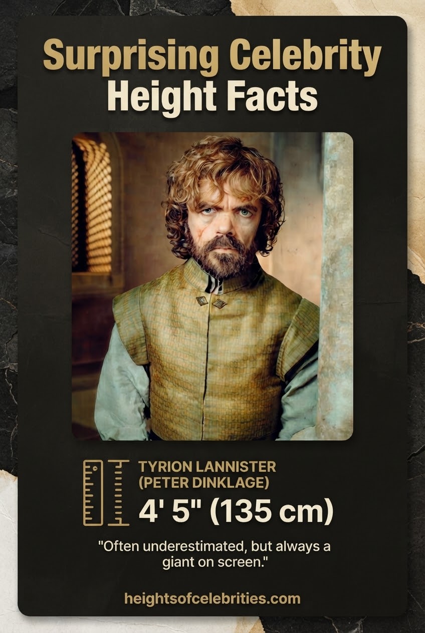 Surprising Celebrity Height Facts