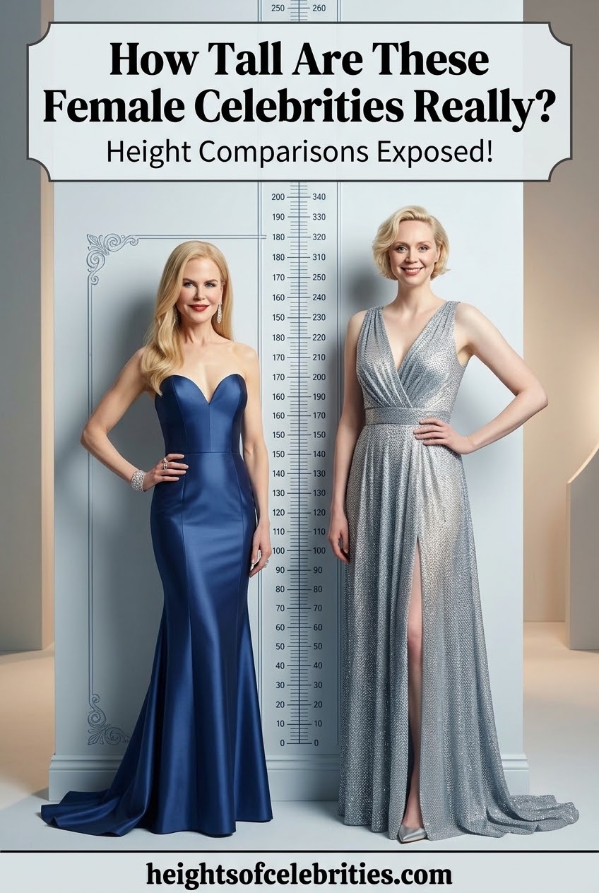 How Tall Are These Female Celebrities Really?
