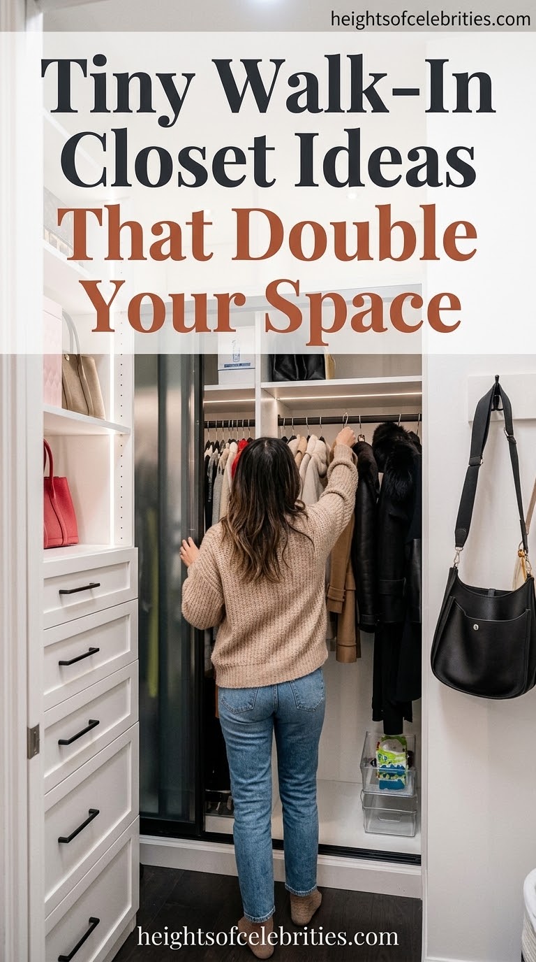 Tiny Walk-In Closet Ideas That Double Your Space