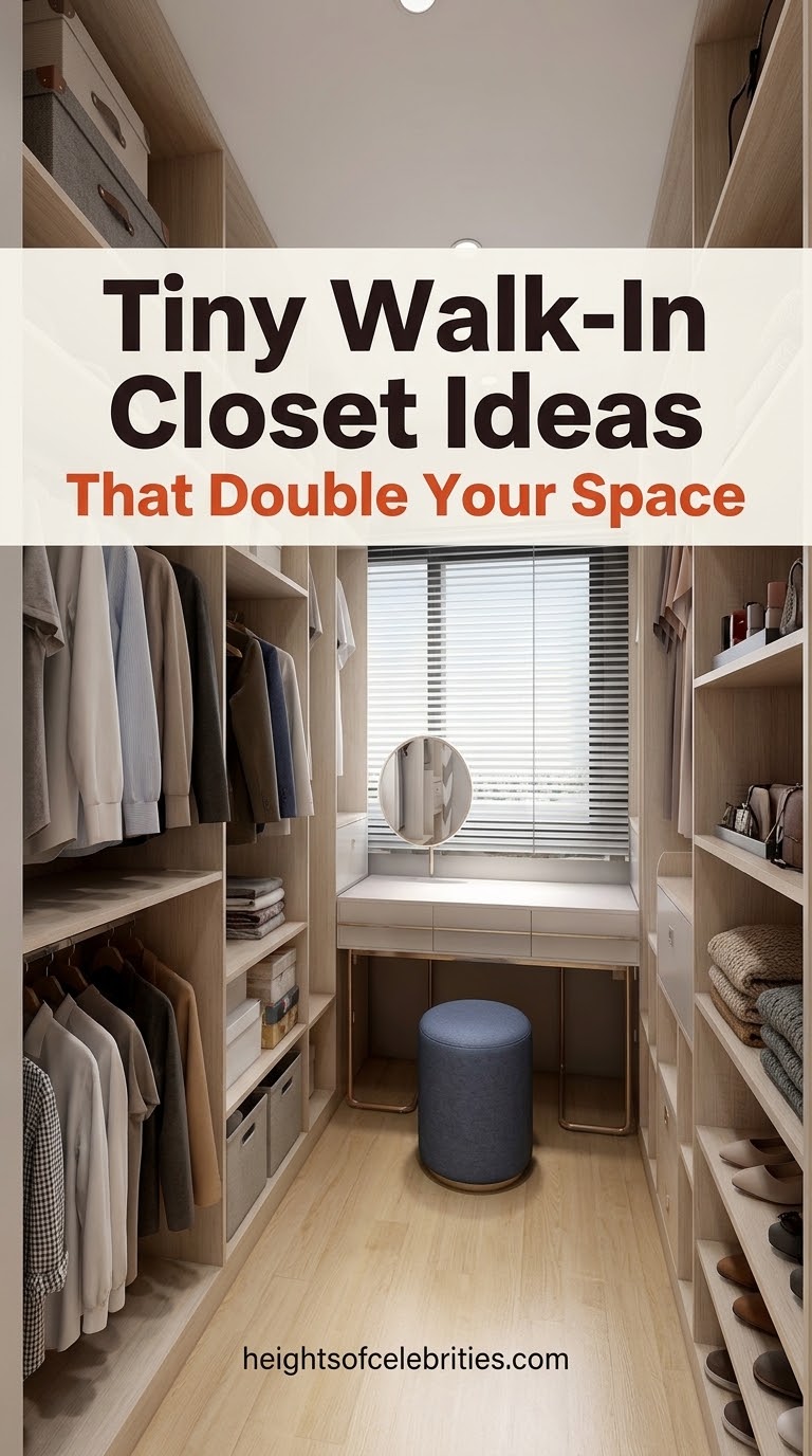 Tiny Walk-In Closet Ideas That Double Your Space