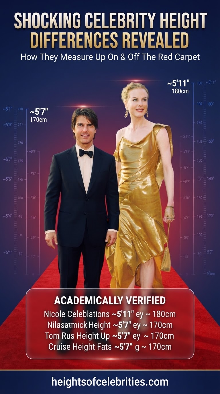 Shocking Celebrity Height Differences Revealed