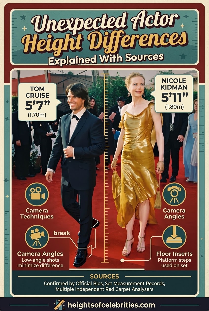 Unexpected Actor Height Differences Explained With Sources