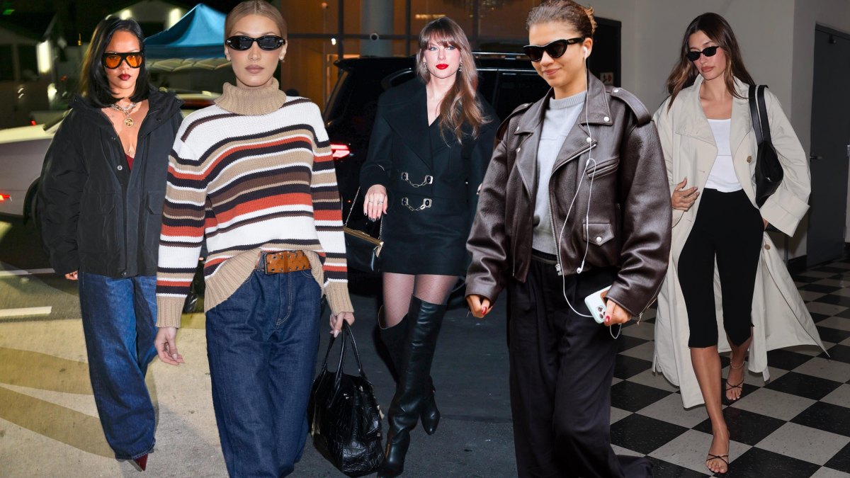 Celebrity seasonal fashion trend outfit