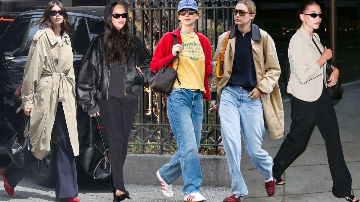 Celebrity off duty street style outfit