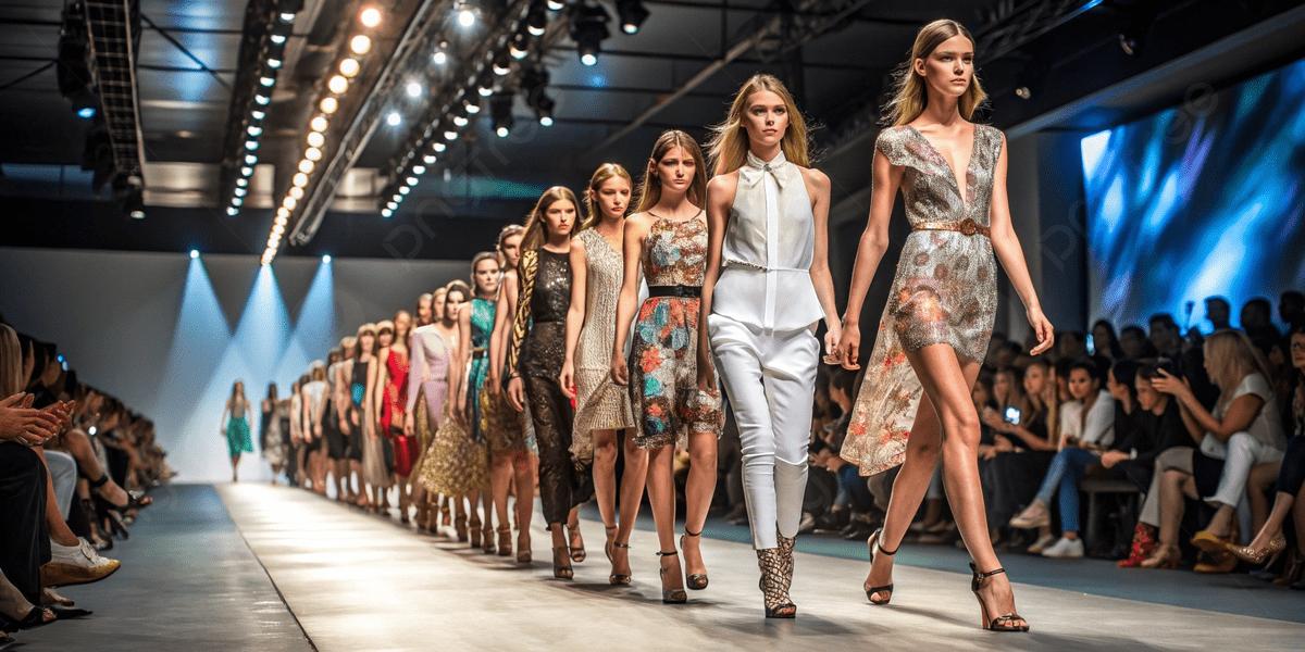 Supermodels runway
