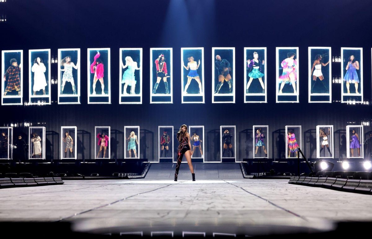 Taylor Swift concert stage