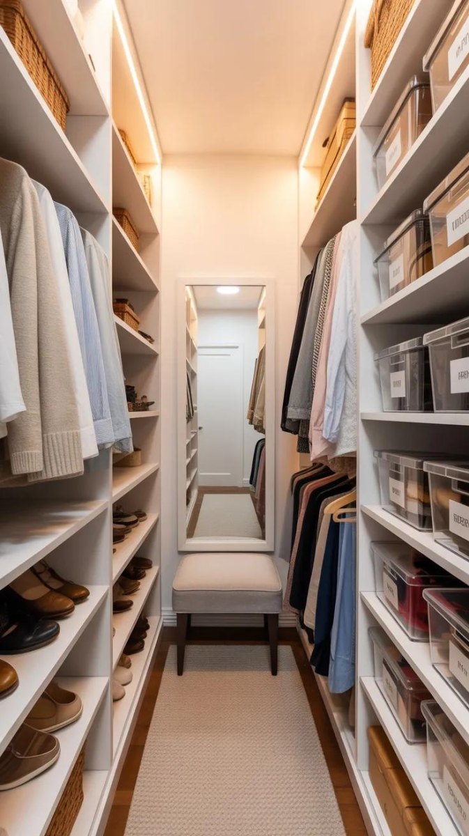 Tiny Walk-In Closet Ideas for Smarter Storage