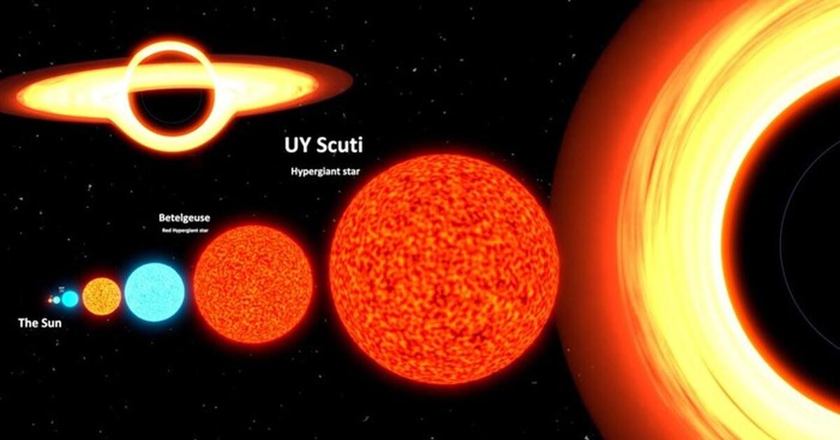 UY Scuti hypergiant illustration