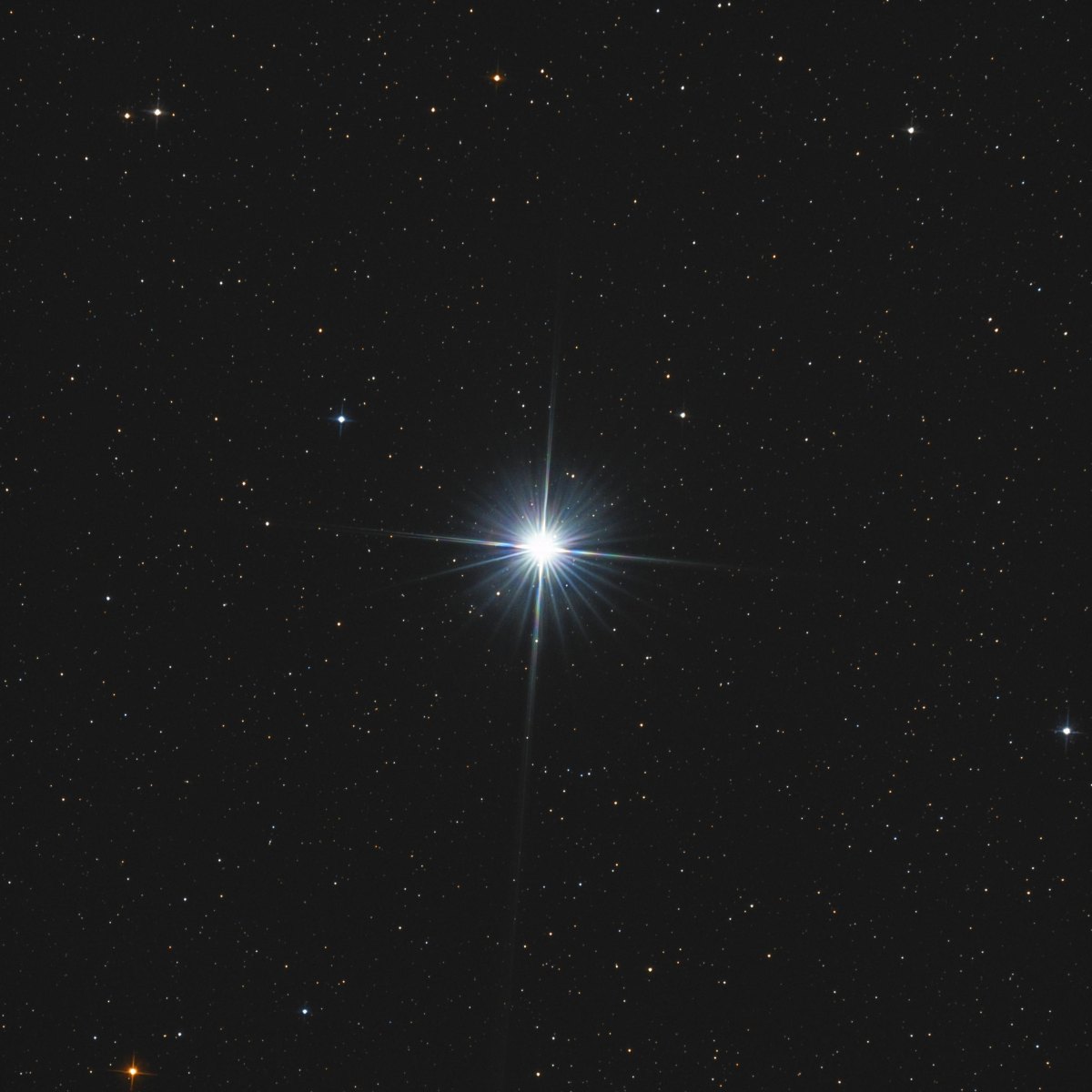 Vega blue white star