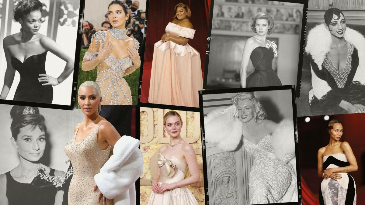 Vintage Hollywood celebrity fashion look