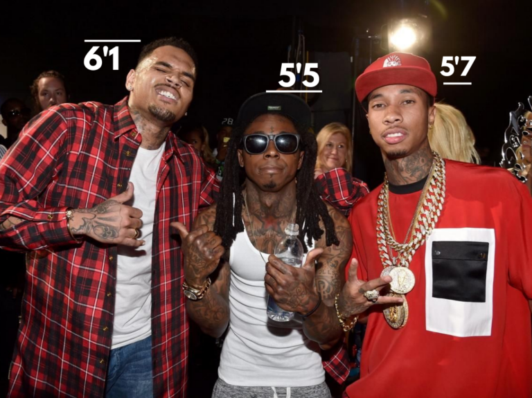 How tall is rapper Tyga?